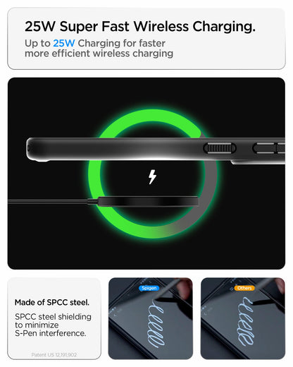 ACS11037 - Showing the 25W Super Fast Wireless charging. Up to 25W charging for faster more efficient wireless charging