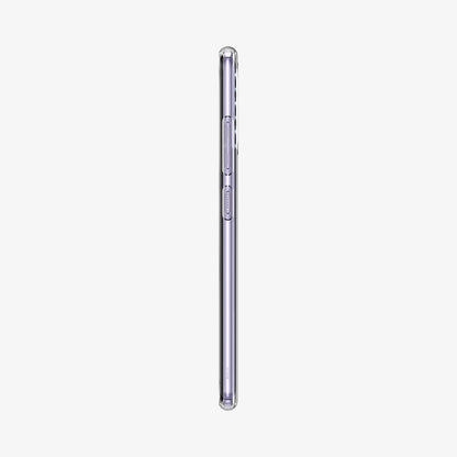 ACS04594 - Galaxy A23 5G Case Liquid Crystal in Crystal Clear showing the side with side buttons