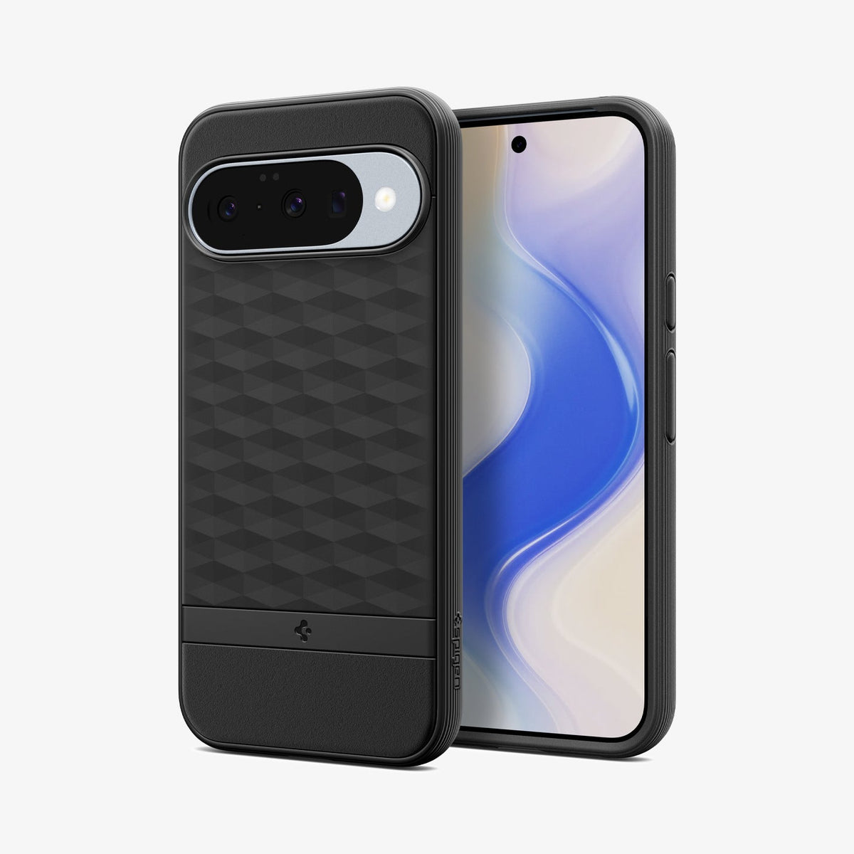 ACS09708 - Pixel 10 Pixel 10 Pro in black showing the back and front