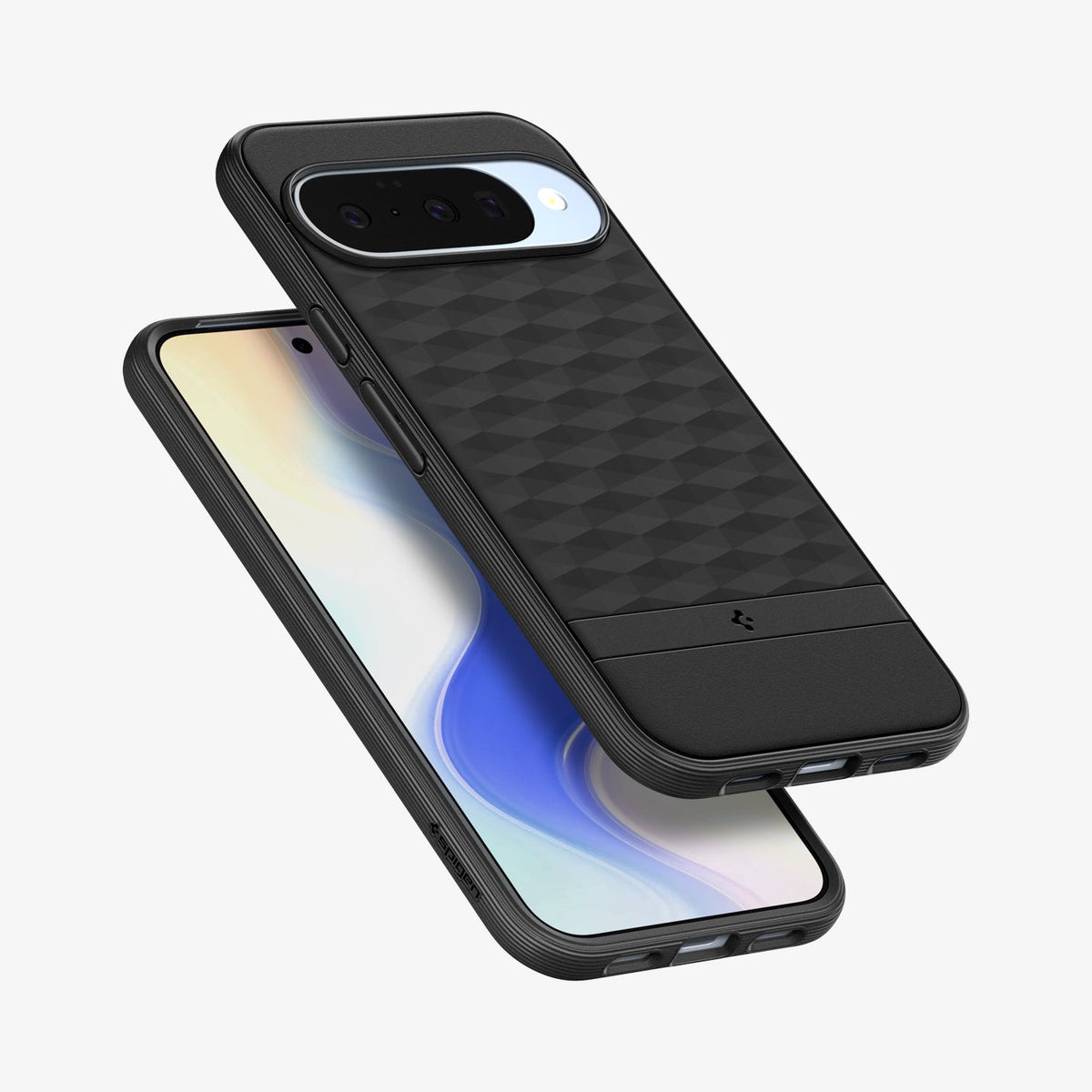 ACS09708 - Pixel 10 Pixel 10 Pro in black showing the back, front and sides