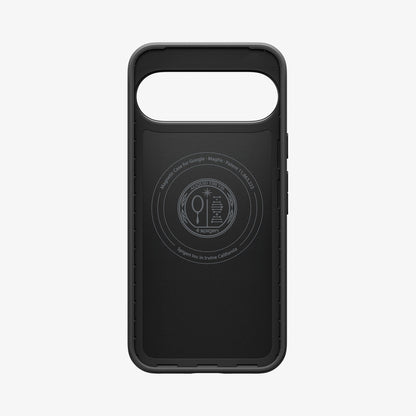 ACS09699 - Pixel 10, Pixel 10 Pro Thin Fit (MagFit) in black showing the back