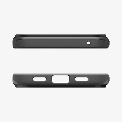 ACS09699 - Pixel 10, Pixel 10 Pro Thin Fit (MagFit) in black showing the top and bottom of case