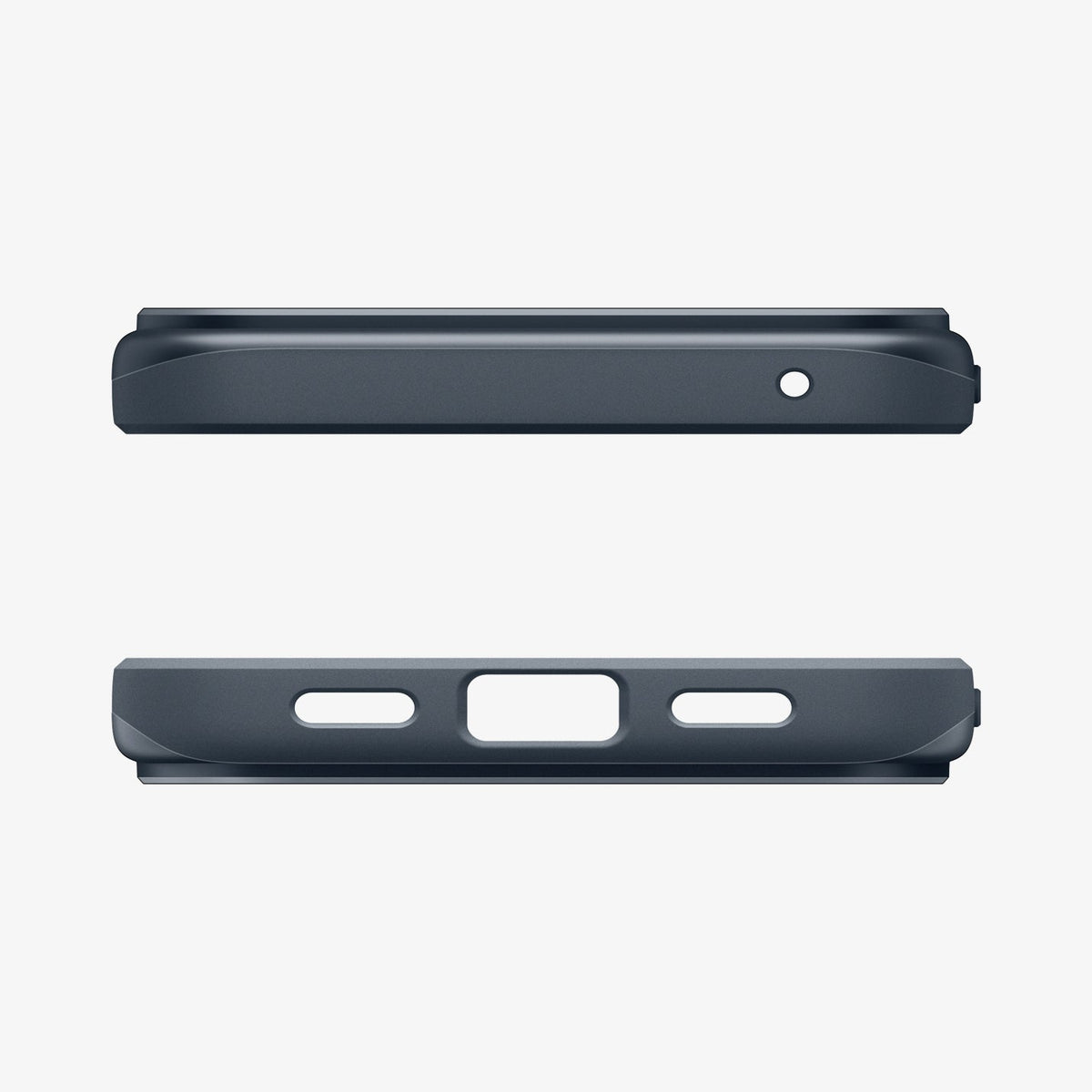ACS09700 - Pixel 10, Pixel 10 Pro Thin Fit (MagFit) in Metal Slate showing the top and bottom of case