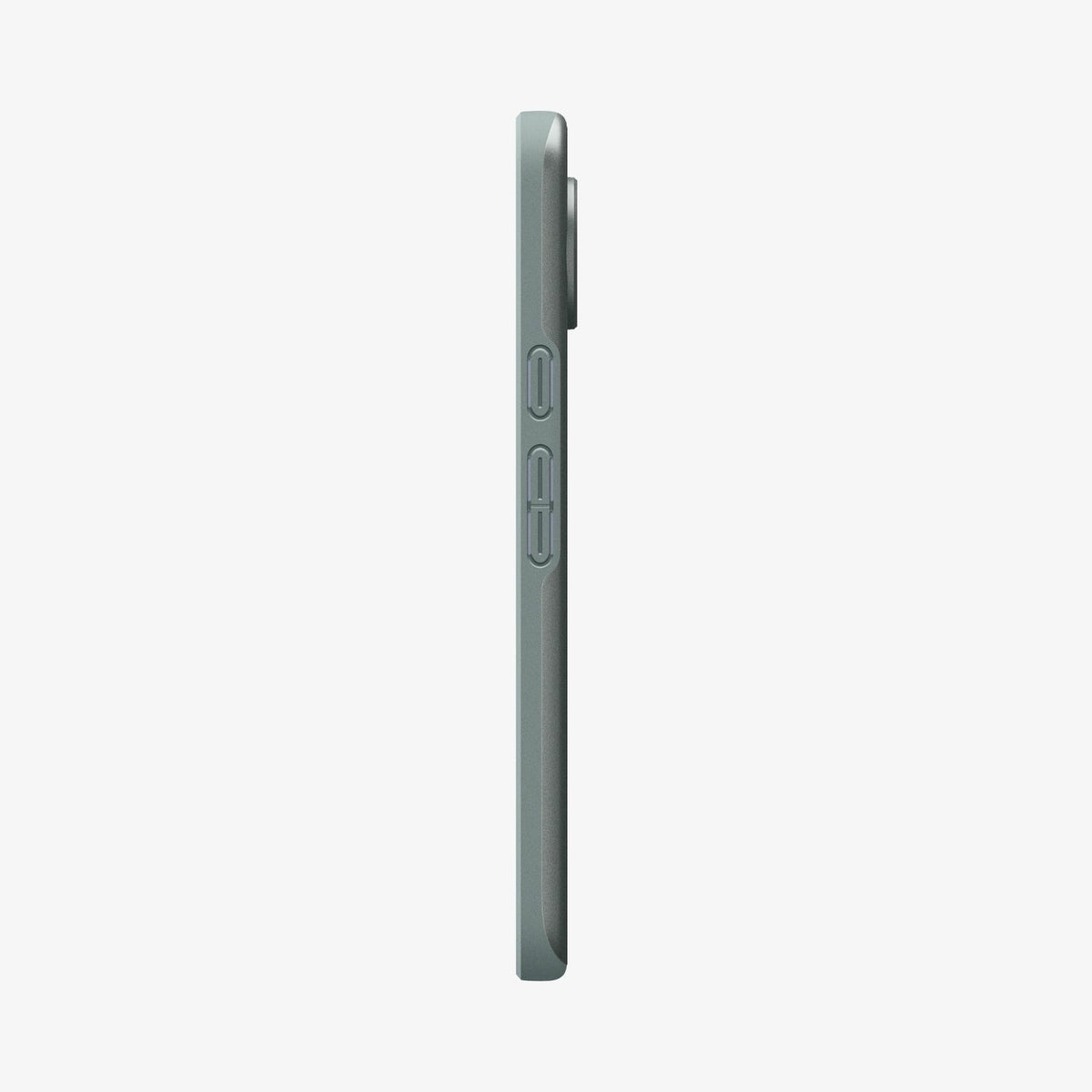 ACS09701 - Pixel 10, Pixel 10 Pro Thin Fit (MagFit) in Sage Green showing the side