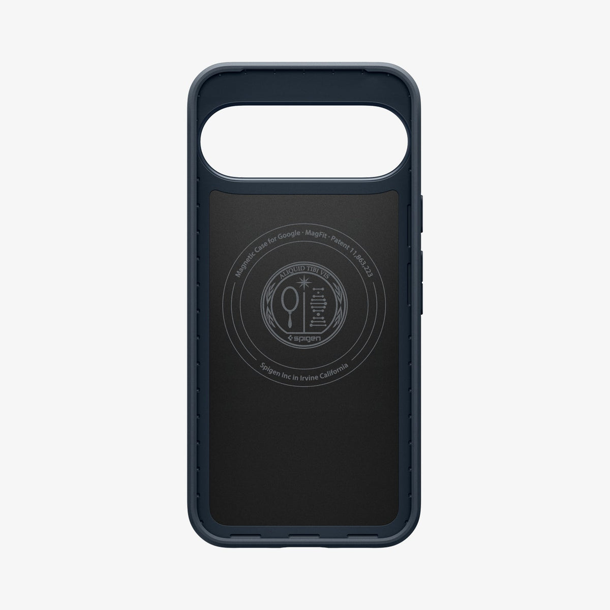 ACS09723 - Pixel 10 Pro XL Thin Fit (MagFit) in Metal Slate showing the back