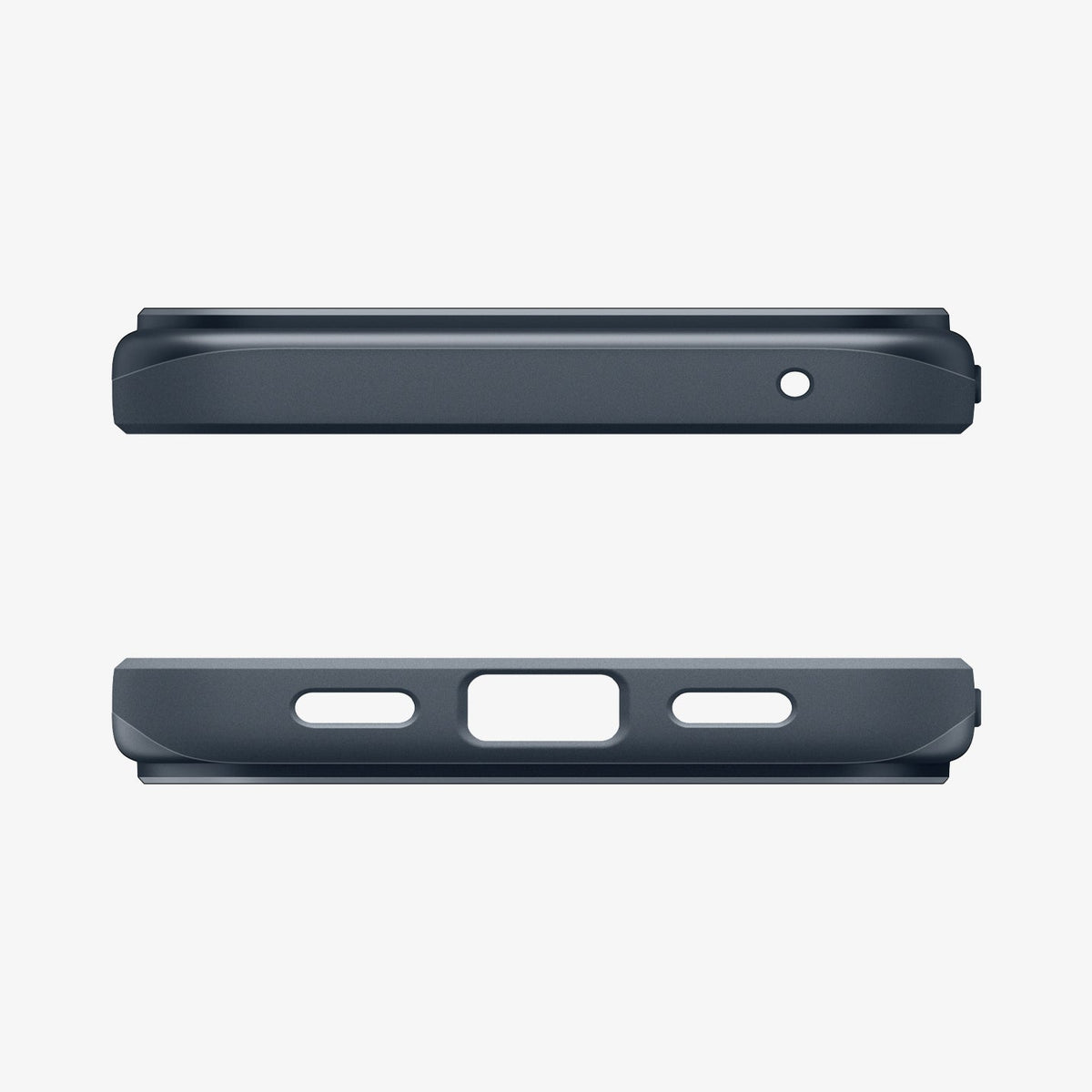 ACS09723 - Pixel 10 Pro XL Thin Fit (MagFit) in Metal Slate showing the top and bottom of case