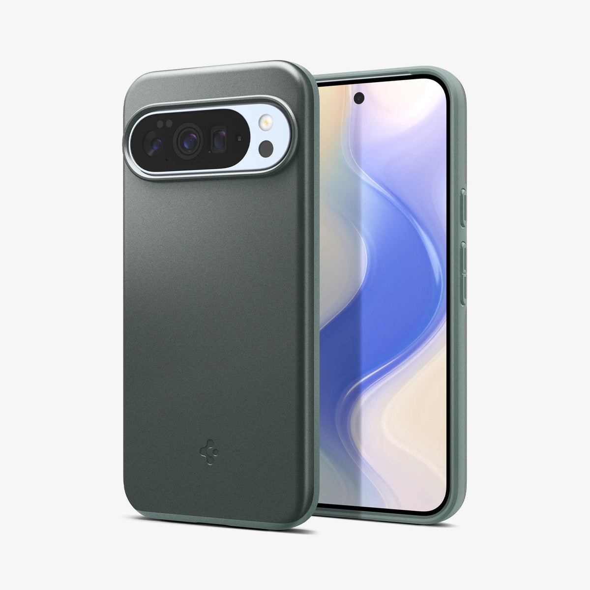 ACS09724 - Pixel 10 Pro XL Thin Fit (MagFit) in Sage Green showing the back and front