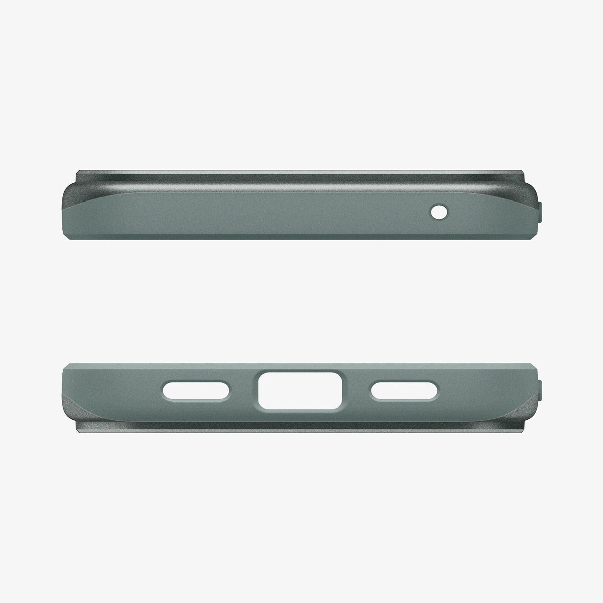 ACS09724 - Pixel 10 Pro XL Thin Fit (MagFit) in Sage Green showing the top and bottom of case