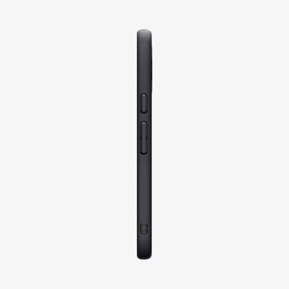 ACS11445 - Pixel 11 Nano Pop (Mag Fit) Black Sesame side profile showing responsive button covers, textured side grips, and integrated strap hole.