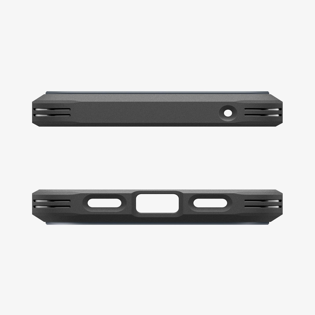 ACS09729 - Pixel 10 Pro XL Tough Armor AI (MagFit) in Metal Slate showing the top and bottom of case
