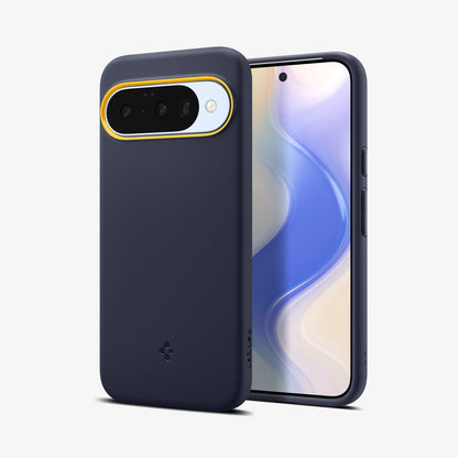 ACS09711 - Pixel 10 Pixel 10 Pro Case Nano Pop (MagFit) in blueberry navy showing the back and front