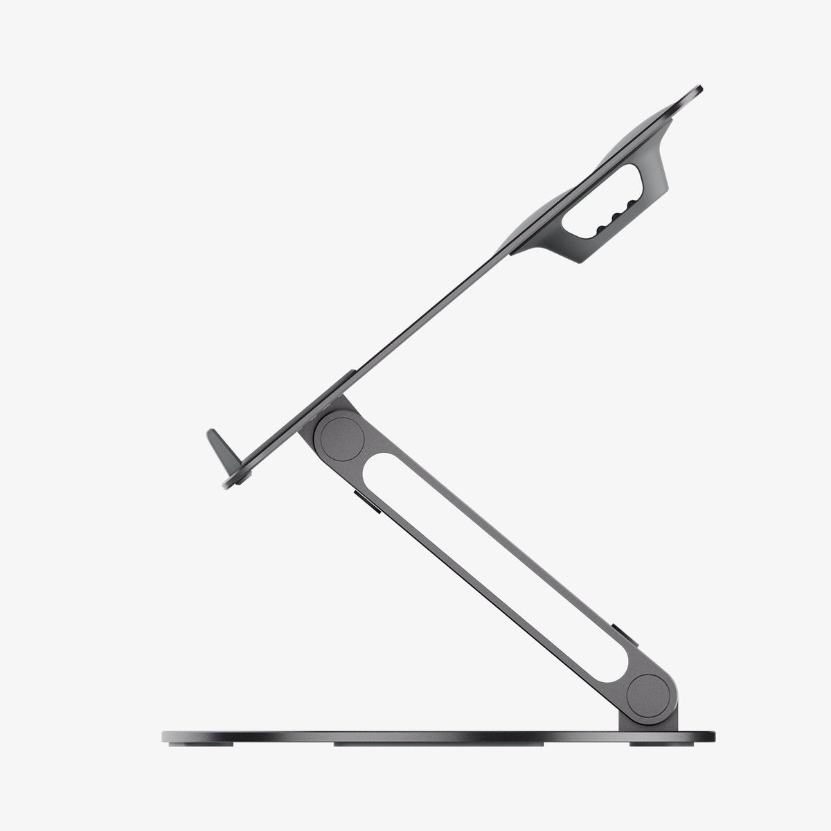 AMP09303 - Laptop Stand | LD206C in Space Gray showing the side