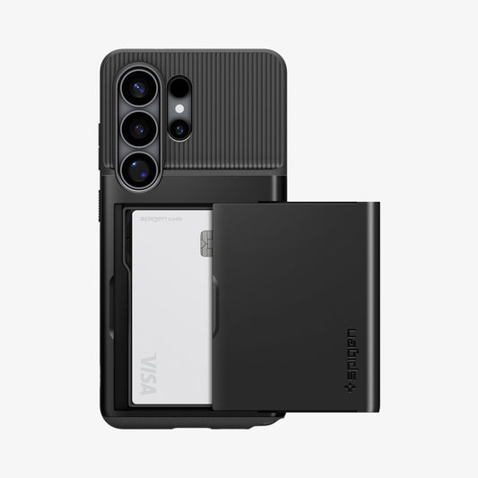 ACS11036 - Galaxy S26 Ultra Slim Armor CS in Black showing the back