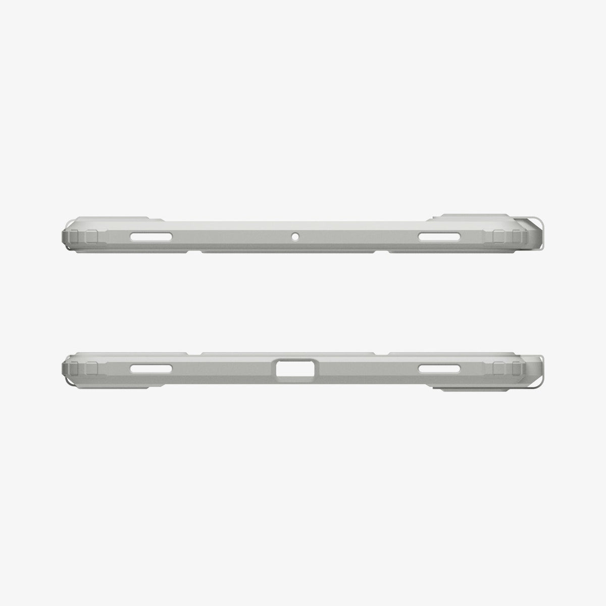 ACS10213 - Galaxy Tab S11 Series Ultra Hybrid Pro in Gray showing the top and bottom with precise cutouts