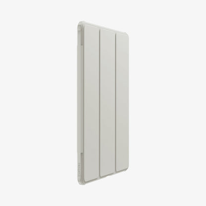 ACS09533 - Galaxy Tab S10 FE Case Ultra Hybrid Pro in Gray showing the front and partial side