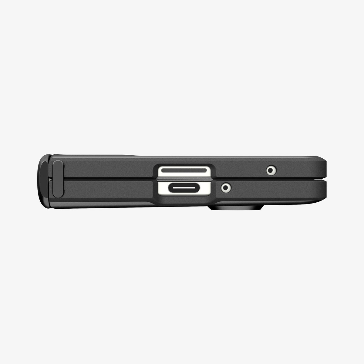 ACS09551 - Galaxy Z Fold 7 - Slim Armor Pro (MagFit) in black showing the top folded