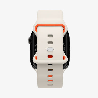 AMP09323 - Apple Watch Series - Nano Pop 46mm in Orange Beige showing the back bottom
