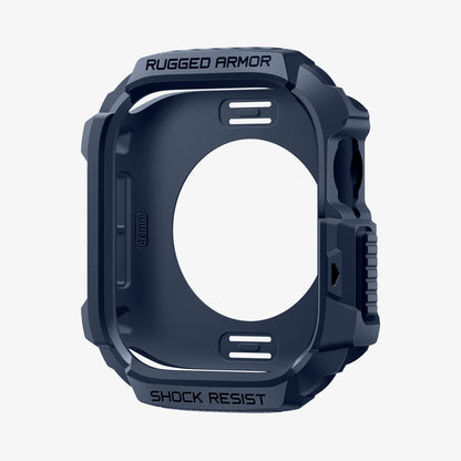 ACS10501 - Apple Watch 10/11 (46mm) Rugged Armor 2 in Navy Blue showing the case without device