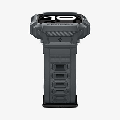 ACS10504 - Apple Watch 10/11 (46mm) Rugged Armor Pro 2 in Dark Gray showing the front and bottom