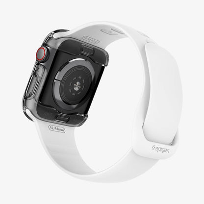 ACS00428 - Apple Watch Series (44mm) Case Ultra Hybrid in crystal clear showing the back