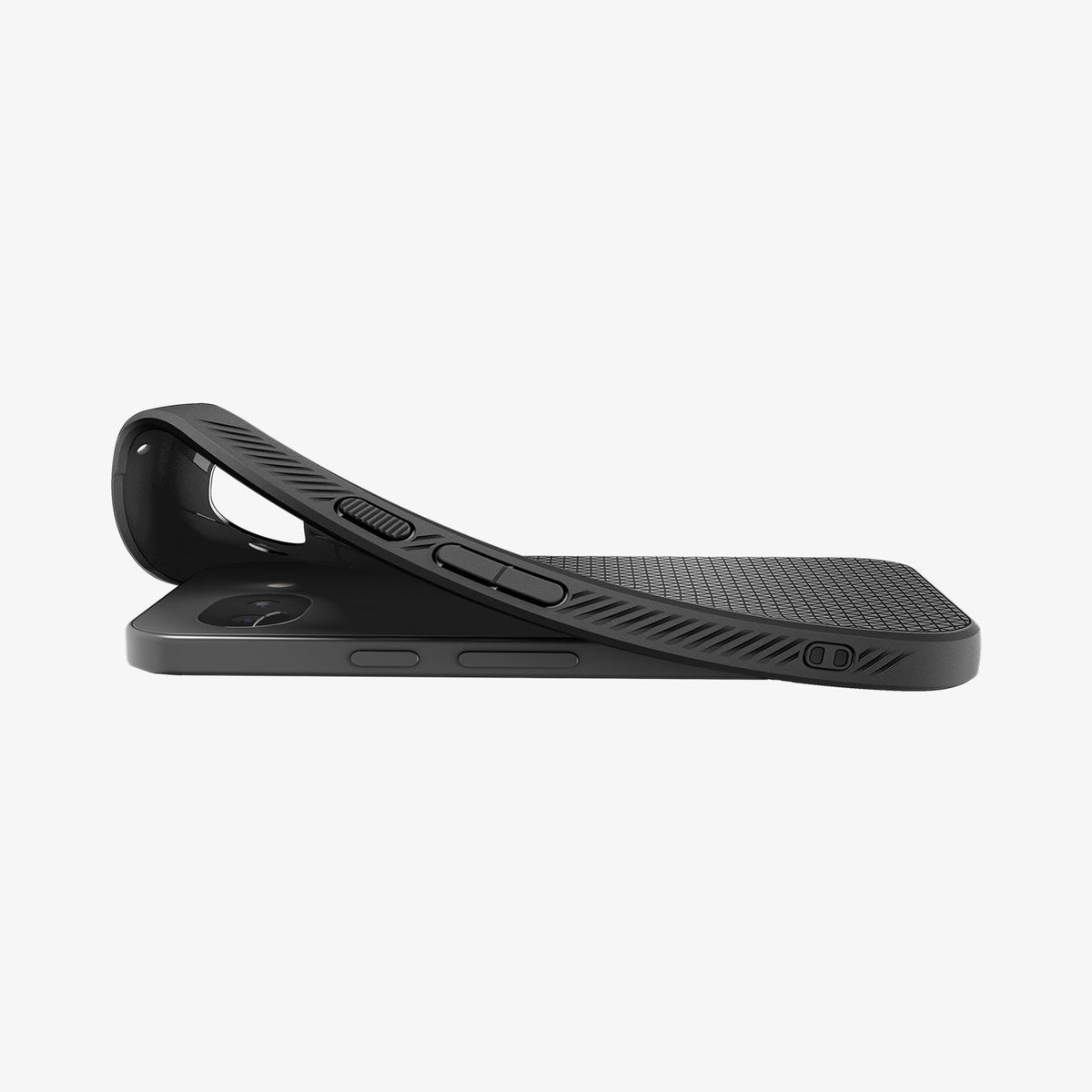 ACS11285 - Pixel 10a Liquid Air in Matte Black showing the back and case