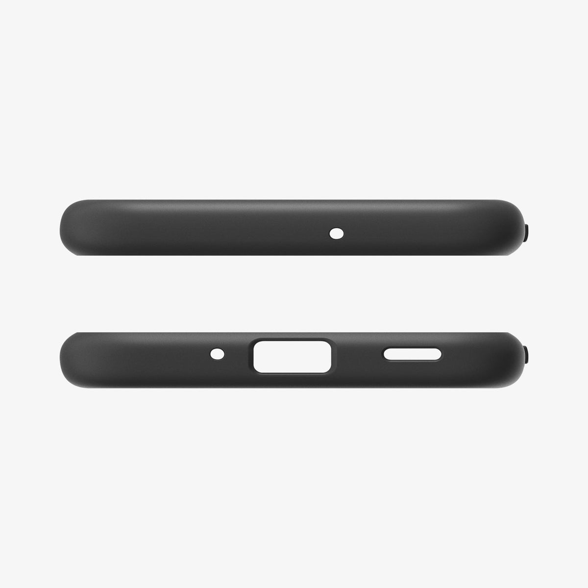 ACS11193 - Galaxy A17 Slim Armor in Metal Slate showing the top and bottom