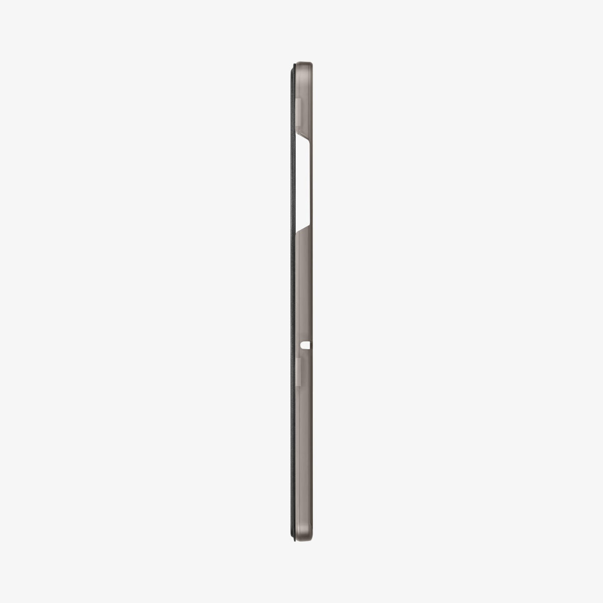 ACS10553 - Galaxy Tab A Series - Smart Fold Matte Black showing the side with volume controls