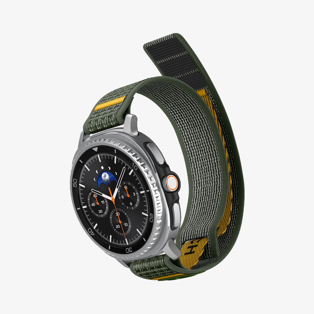 AMP10113 - SWi-9 Series - Athlex Air in Active Green showing the front and partial inside of band