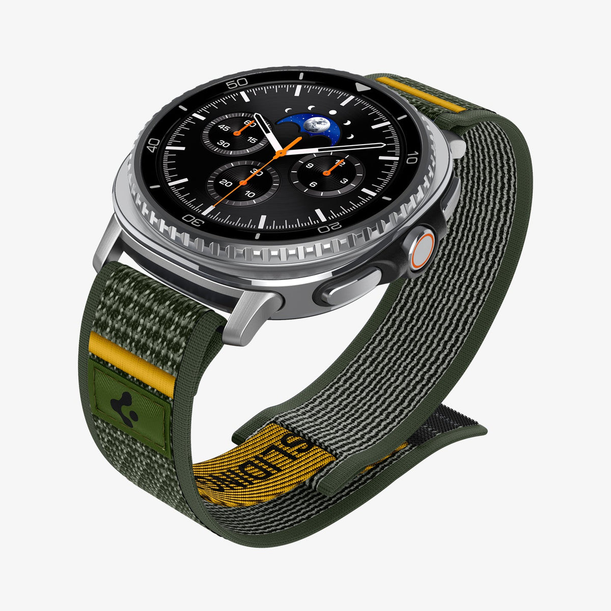 AMP10113 - SWi-9 Series - Athlex Air in Active Green showing the front and partial inside of band