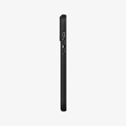 ACS03281 - iPhone 13 Pro Case Mag Armor in black showing the side with volume controls