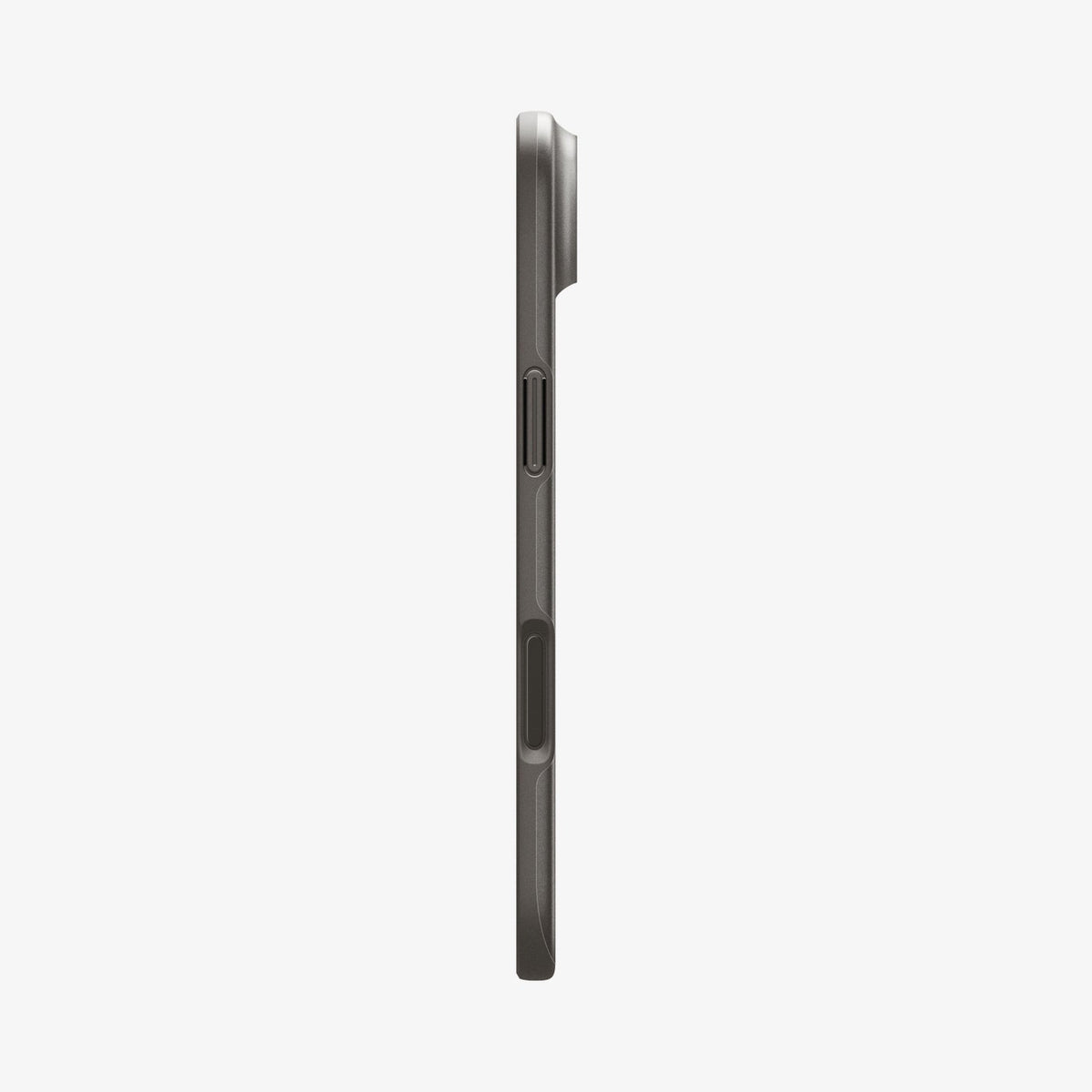 ACS09918 - iPhone 17 Air Thin Fit (MagFit) in Gunmetal showing the side