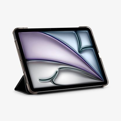 ACS02050 - iPad Air 11-inch- Smart Fold showing front angled view of iPad Air 11-inch in Smart Fold case propped up in landscape stand mode