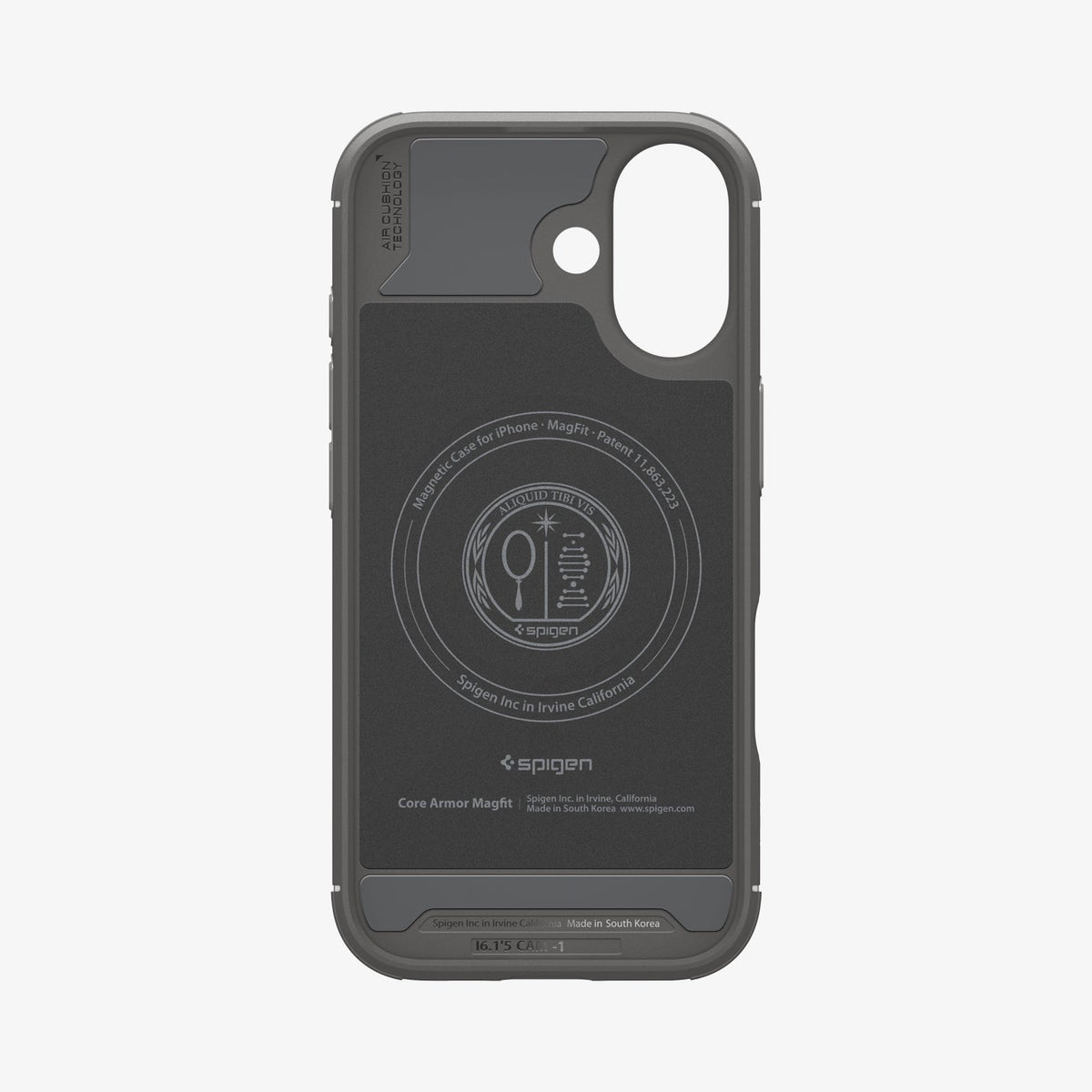 ACS09687 - iPhone 17 Core Armor (MagFit) in Marble Gray showing inner case