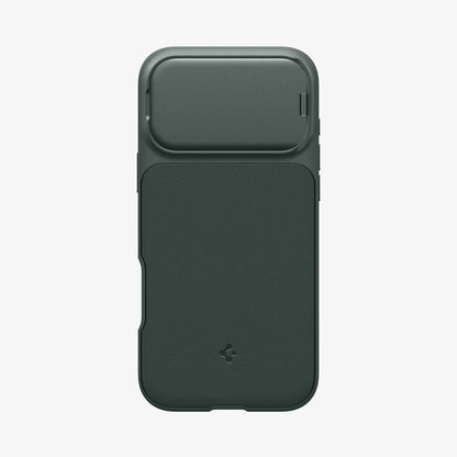 ACS09954 - iPhone 17 Pro Series Case Optik Armor (MagFit) in abyss green showing the back