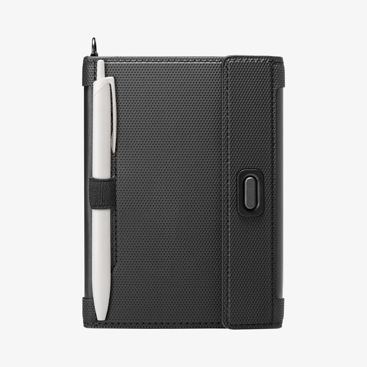 AFA11344 - Passport Holder | KD502 Black showing the back and partial side