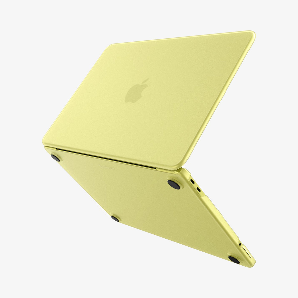 ACS11544 - MacBook Neo 13-inch Air Skin in citrus showing the top, bottom and side