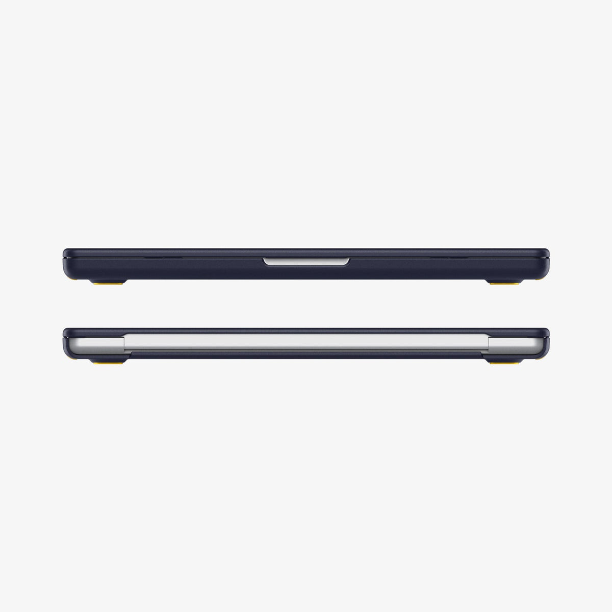 ACS11271 - MacBook Pro 14-inch Nano Pop Blueberry Navy showing front and rear edge views of the laptop case with a slim fitted profile