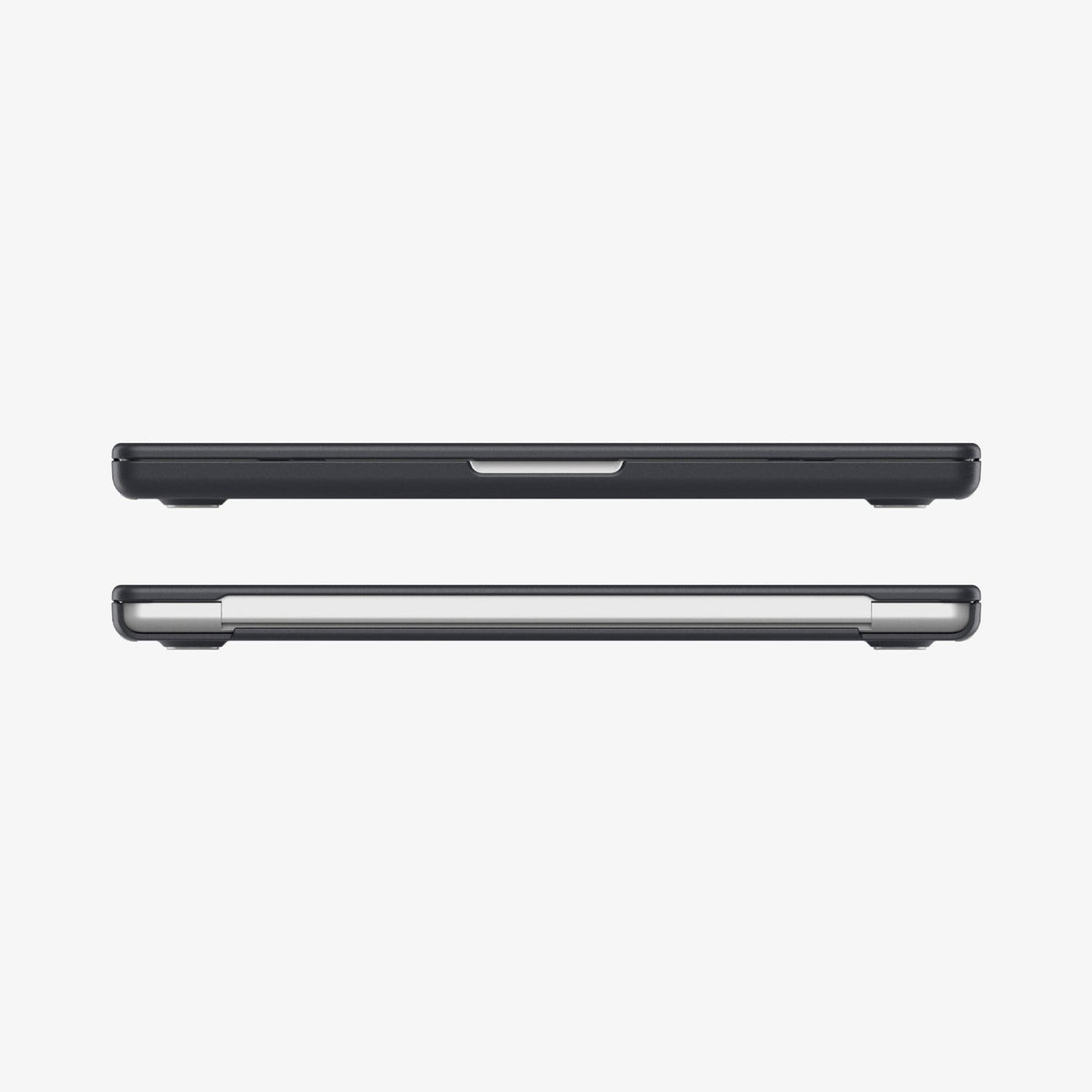 ACS11275 - MacBook Pro 16-inch Nano Pop Black Sesame showing front and rear edge views of the laptop case with a slim fitted profile