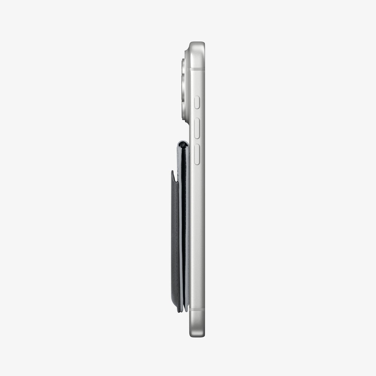 AFA11334 - MagSafe Card Holder Nano Pop S (Mag Fit) in Black Sesame showing side