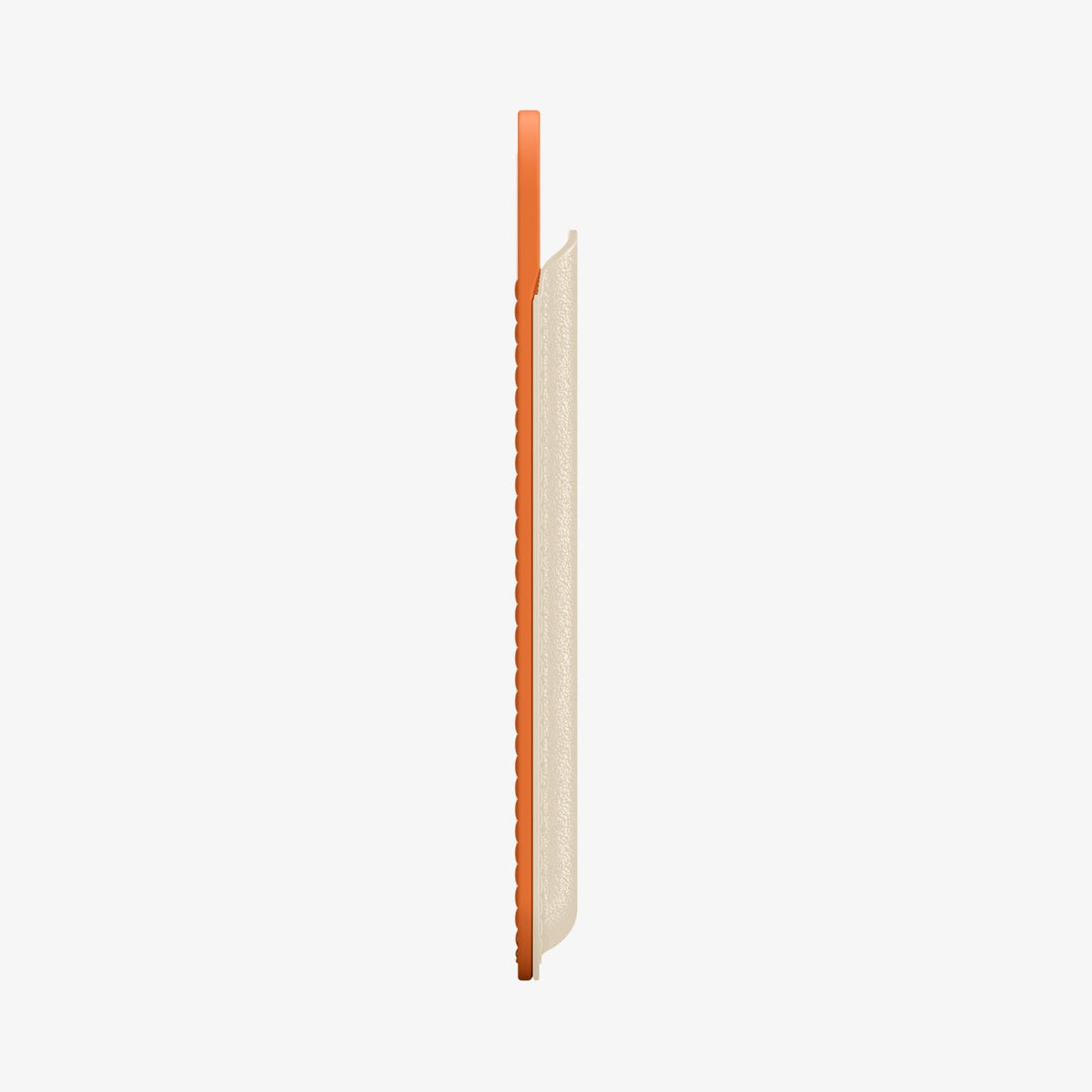 AFA11341 - MagSafe Card Holder Nano Pop (Mag Fit) in Orange Beige showing side