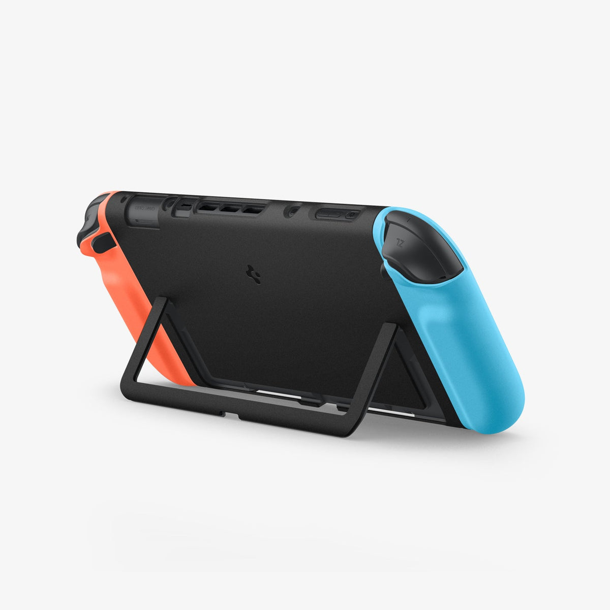 ACS10207 - Nintendo Switch 2 Case Nano Pop in Special Edition showing the back, top and partial side propped up with the built-in kickstand