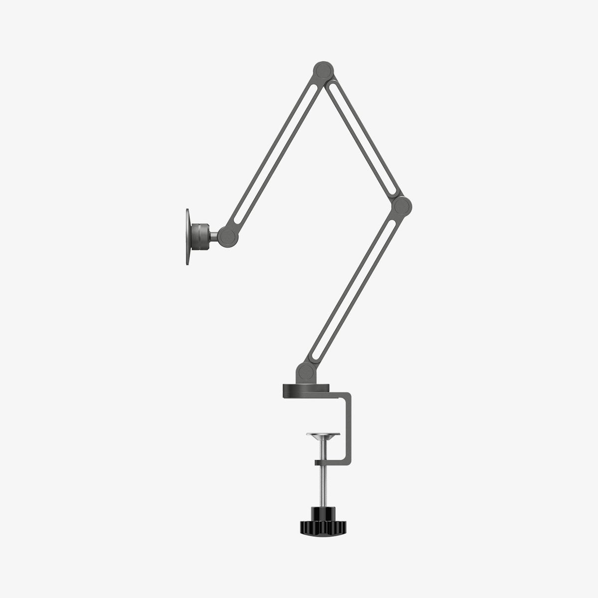 AMP09694 - Phone OneTap Clamp (MagFit) in Space Gray showing the side