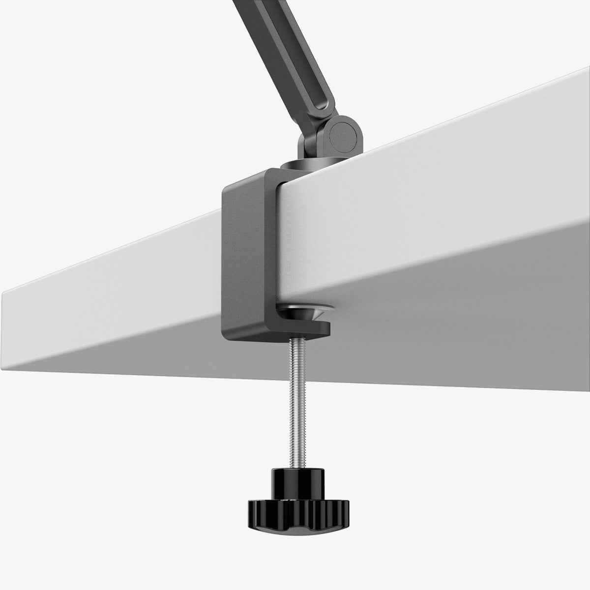 AMP09694 - Phone OneTap Clamp (MagFit) in Space Gray showing the adjustable bottom