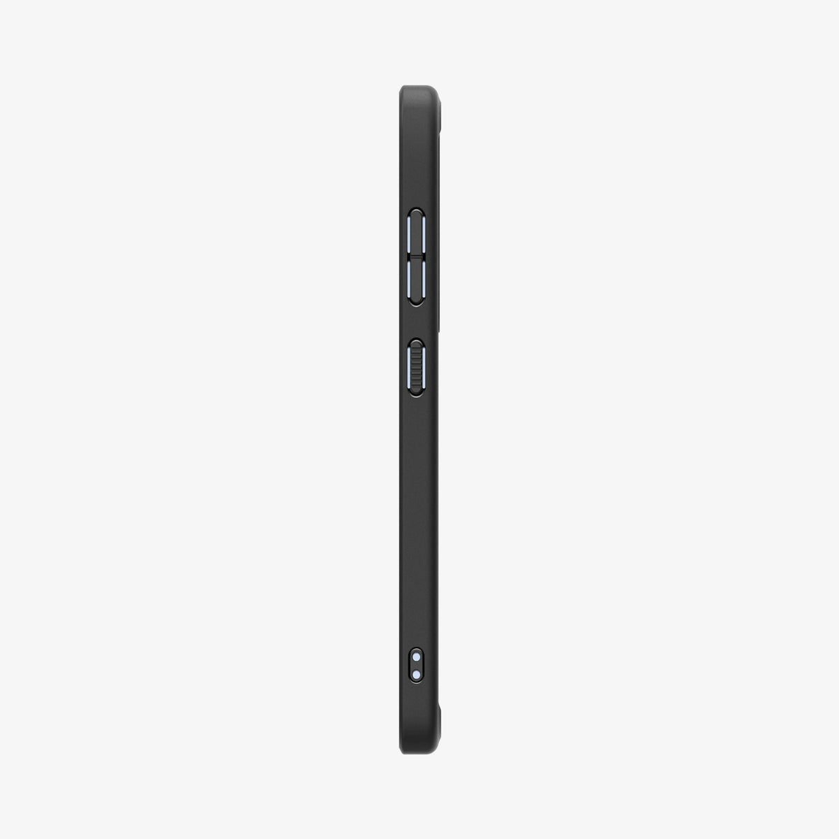 ACS08986 - Galaxy S25 Plus Case Ultra Hybrid in Frost Black showing side