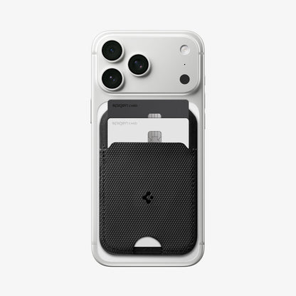 AFA10406 - MagSafe Card Holder Slim Fold (Mag Fit) | S314-2 showing the back with card holder attached to device