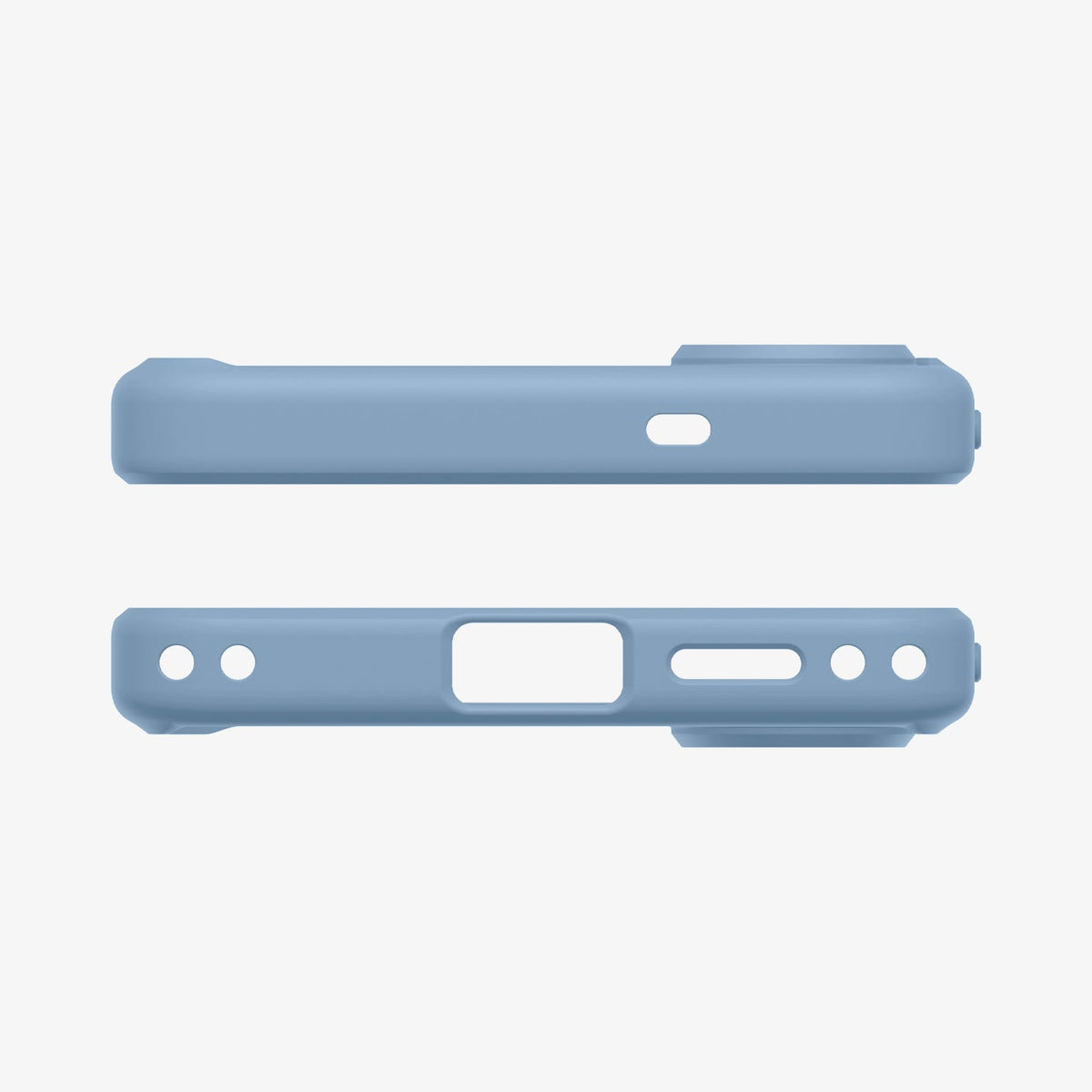 ACS11163 - Galaxy S26 Plus Case Ultra Hybrid (Mag Fit) Light Blue showing the top and bottom