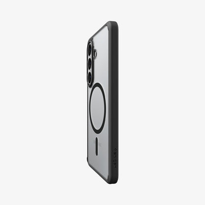 ACS10970 - Galaxy S26 Case Ultra Hybrid (Mag Fit) Matte Black showing the back and partial side