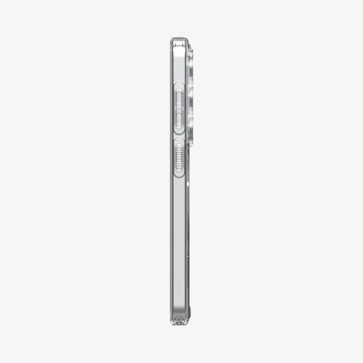 ACS10969 - Galaxy S26 Case Ultra Hybrid (Mag Fit) Crystal Clear showing the side