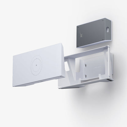 AMP09408 - Starlink Gen 3 Mount | STL310 in White showing the detached parts of the mount