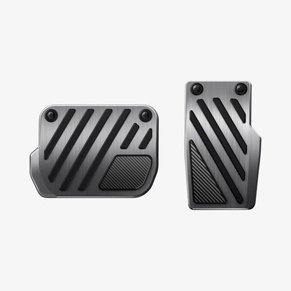 ACP11627 - Tesla Series - Pedal Covers Performance Line Design | TO200P showing Performance Line Tesla pedal covers featuring anti-slip rubber grips and stainless steel construction